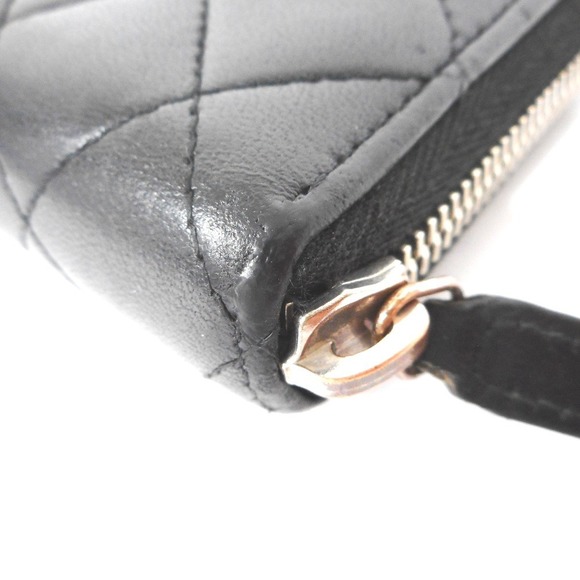 CHANEL Long Wallet Matelasse Lambskin Black - Picture 5 of 10